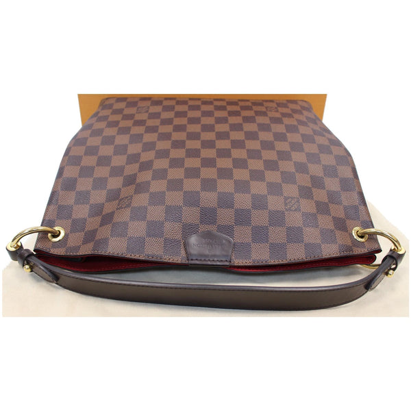 Louis Vuitton Graceful PM Damier Ebene Shoulder Bag bottom view