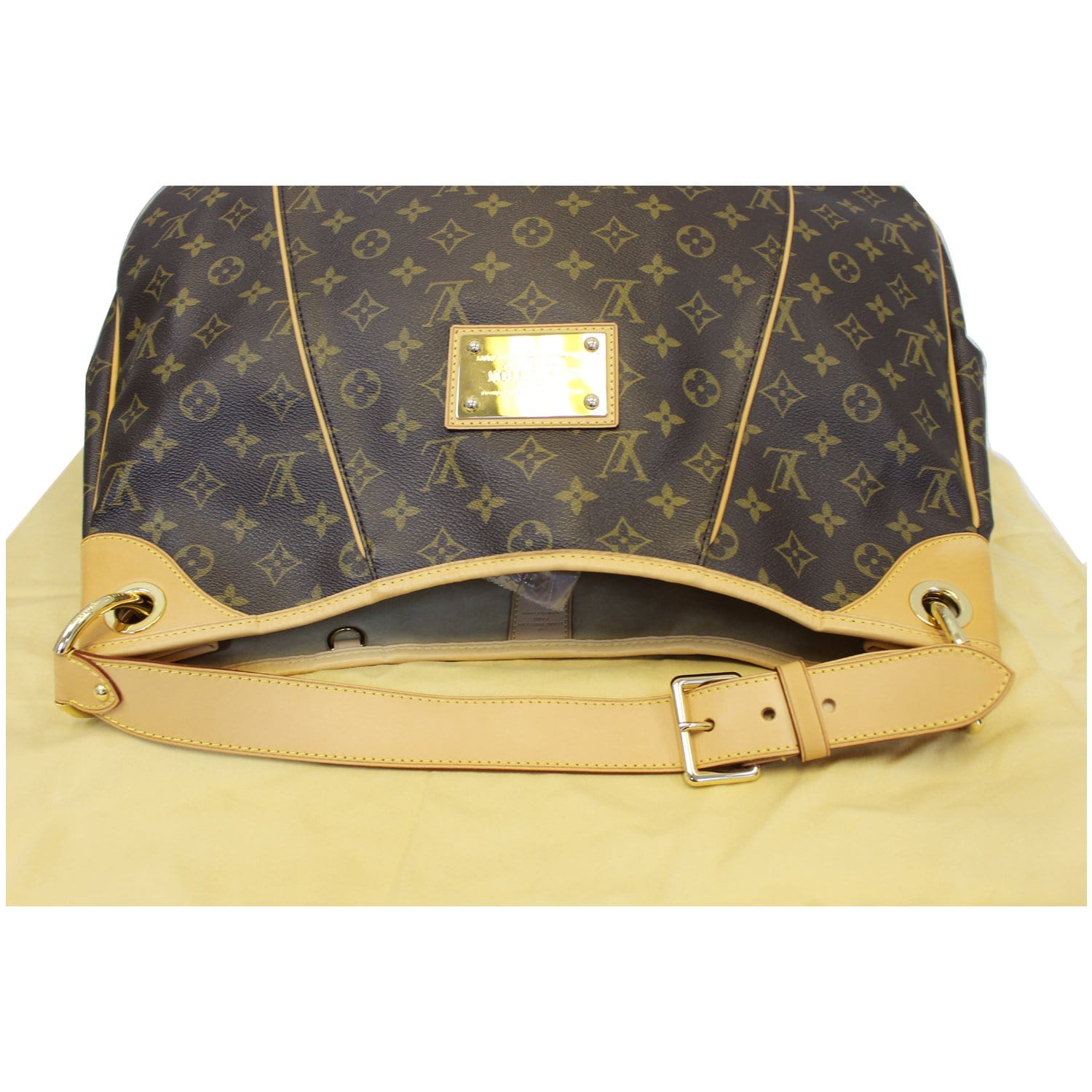 Louis Vuitton Galliera Gm Monogram Shoulder Bag Brown Cloth ref.851226 -  Joli Closet