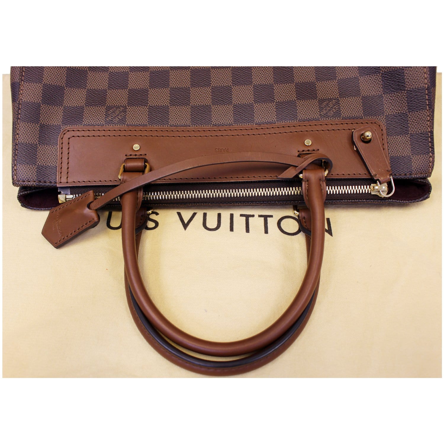 Louis Vuitton 2002 pre-owned Damier Ebene Greenwich GM Handbag