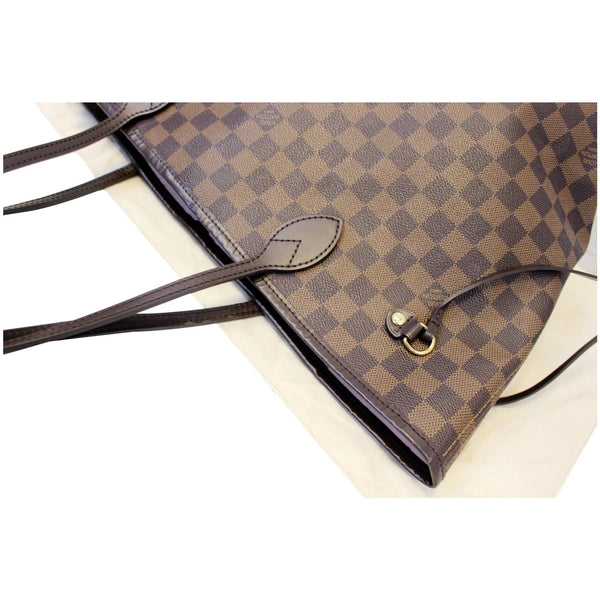 LOUIS VUITTON Neverfull MM Damier Ebene Tote Shoulder Bag-US