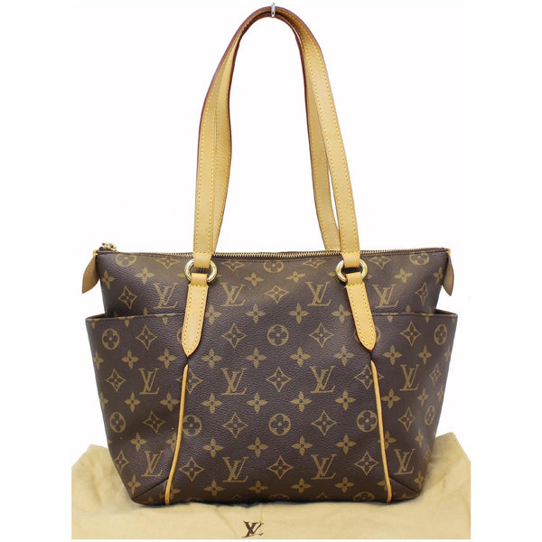 LOUIS VUITTON Totally PM Monogram Canvas Shoulder Bag Brown