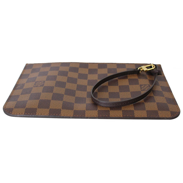 LOUIS VUITTON Pochette Wristlet Pouch Damier Ebene Neverfull GM Brown