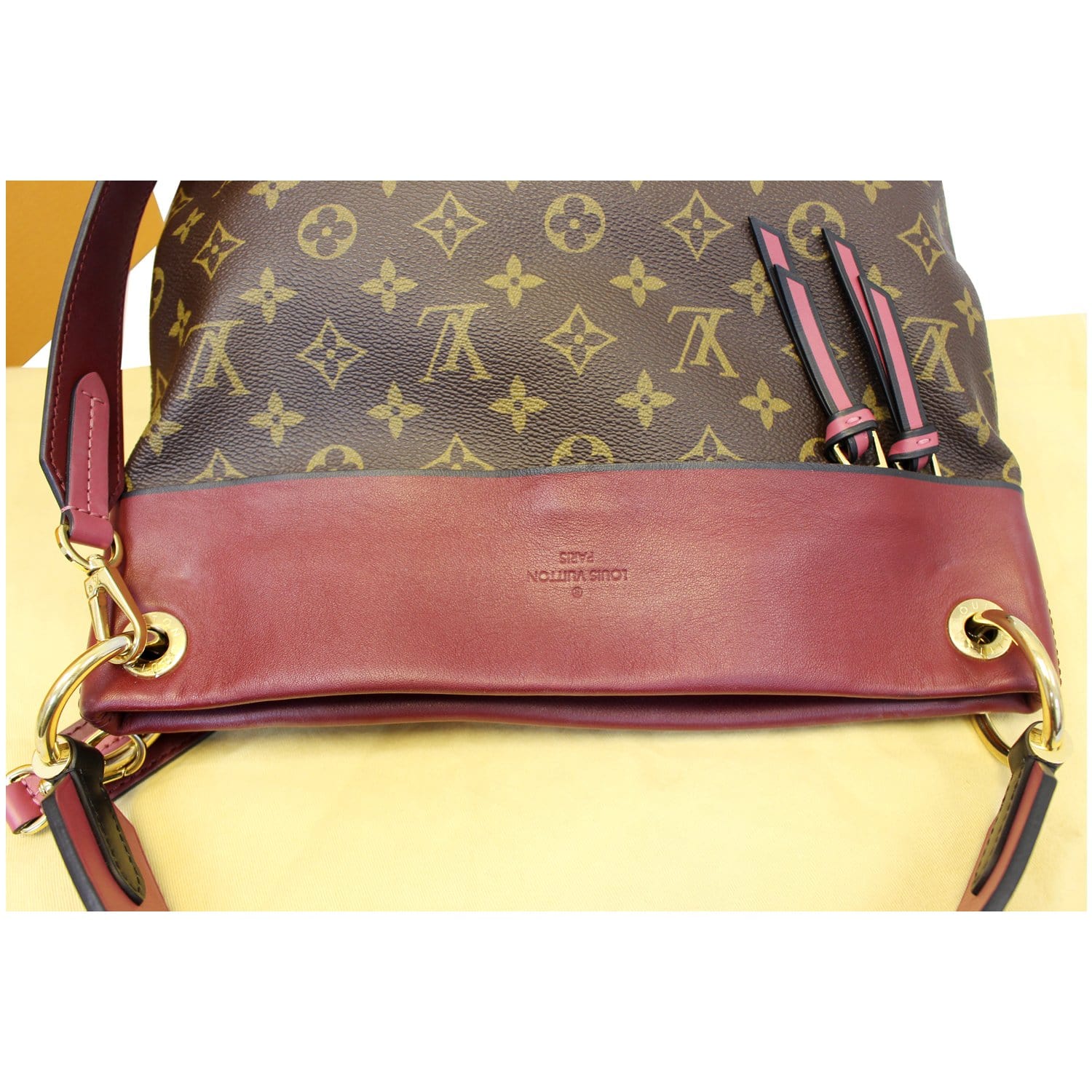 Louis Vuitton Tuileries Besace Bag Monogram Canvas with Leather Brown  22464662