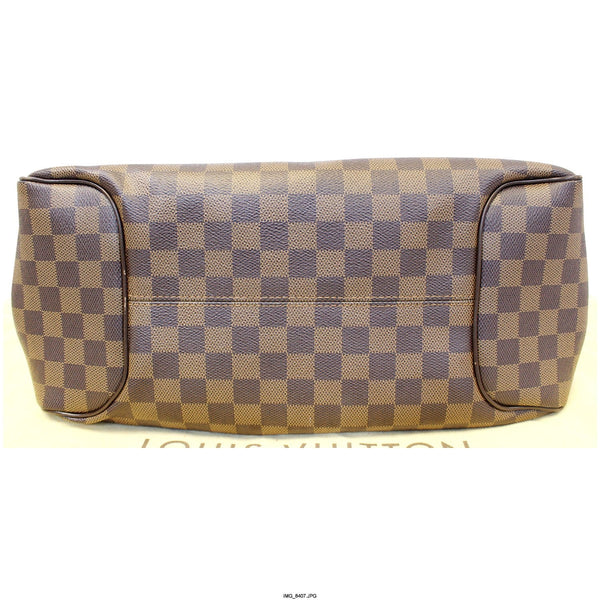 LOUIS VUITTON Reggia Damier Ebene Shoulder Bag Brown-US