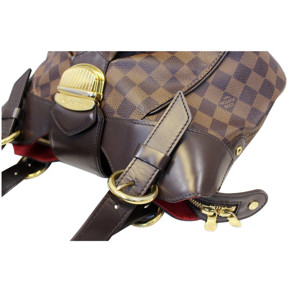 LOUIS VUITTON Sistina PM Damier Ebene Shoulder Handbag