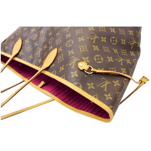 LOUIS VUITTON Neverfull GM Monogram Canvas Shoulder Bag Fuchsia-US