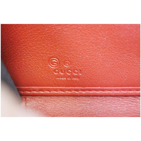 Gucci Wallet Leather Micro GG Guccissima Zip - gucci logo