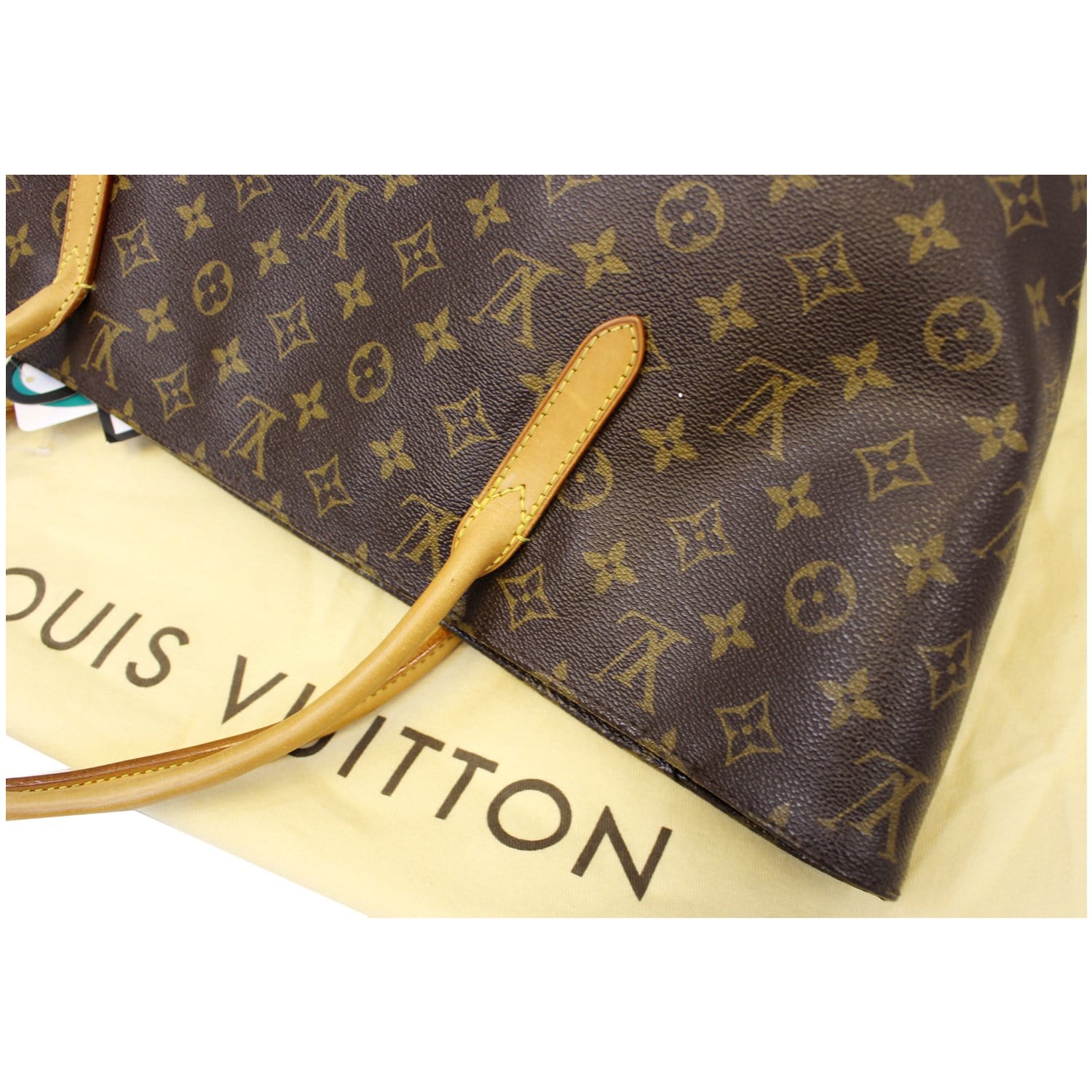 Raspail cloth tote Louis Vuitton Brown in Cloth - 17927127