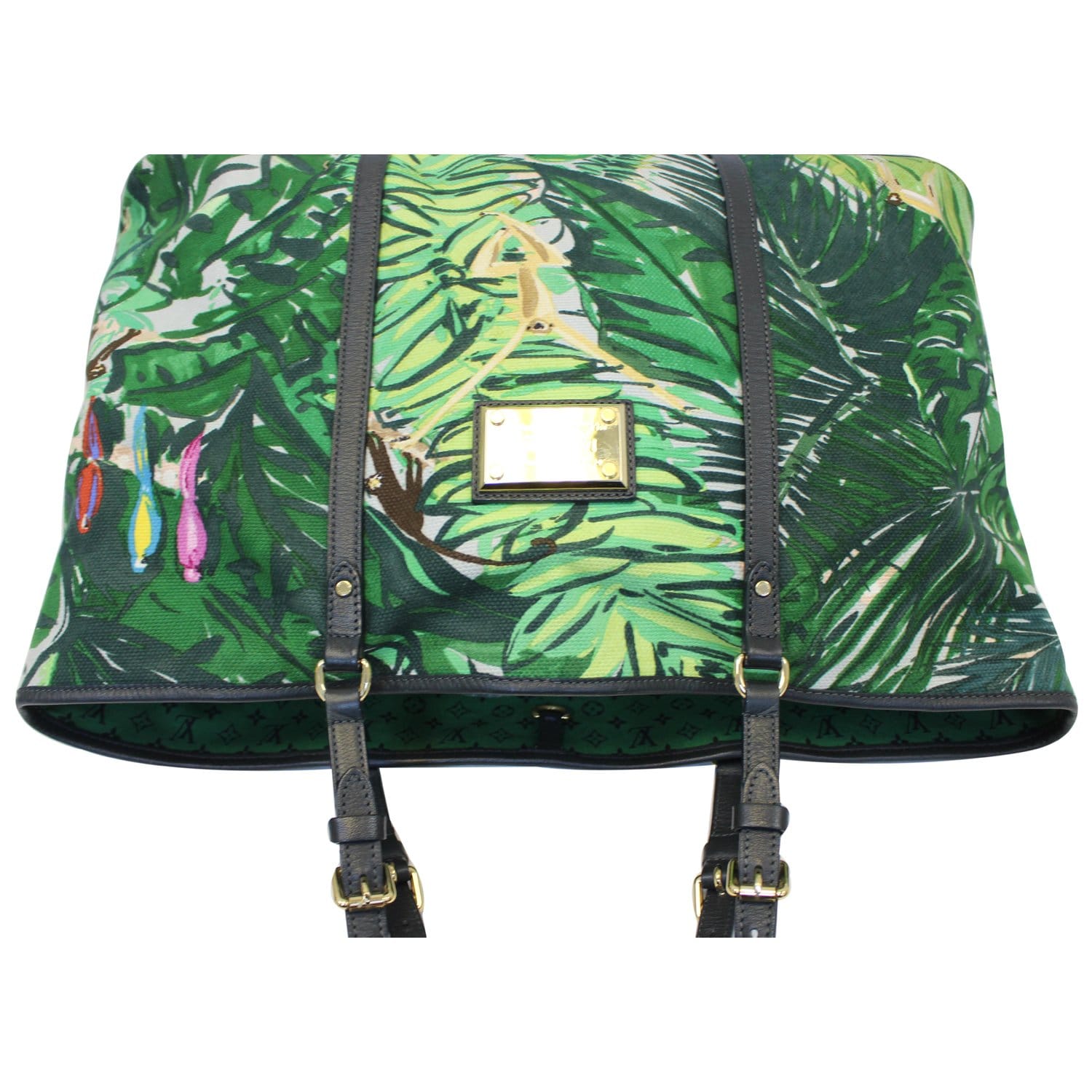 $2300 Louis Vuitton Limited Edition Taupe Monogram Cabas Charms Bag Purse -  Lust4Labels