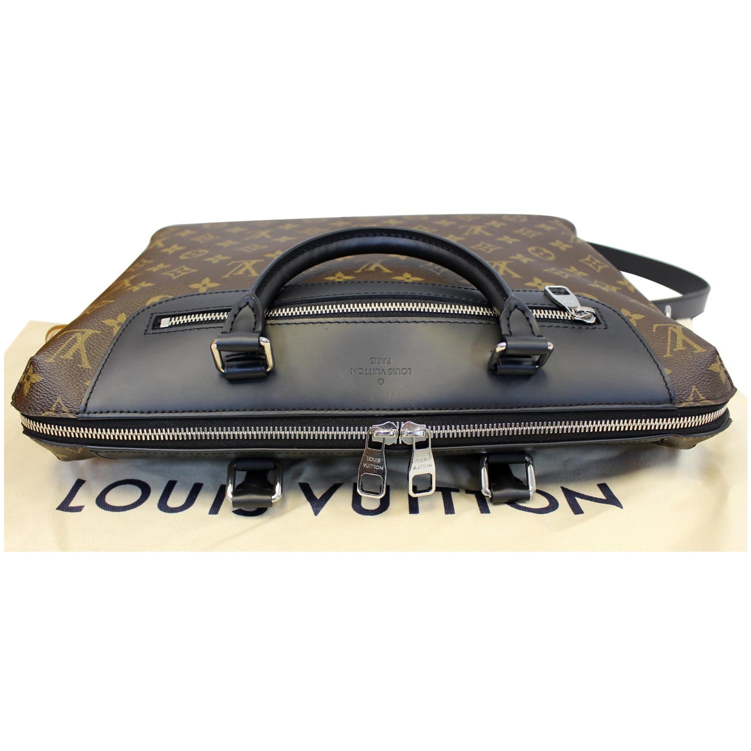 Porte documents jour leather weekend bag Louis Vuitton Brown in Leather -  29604804