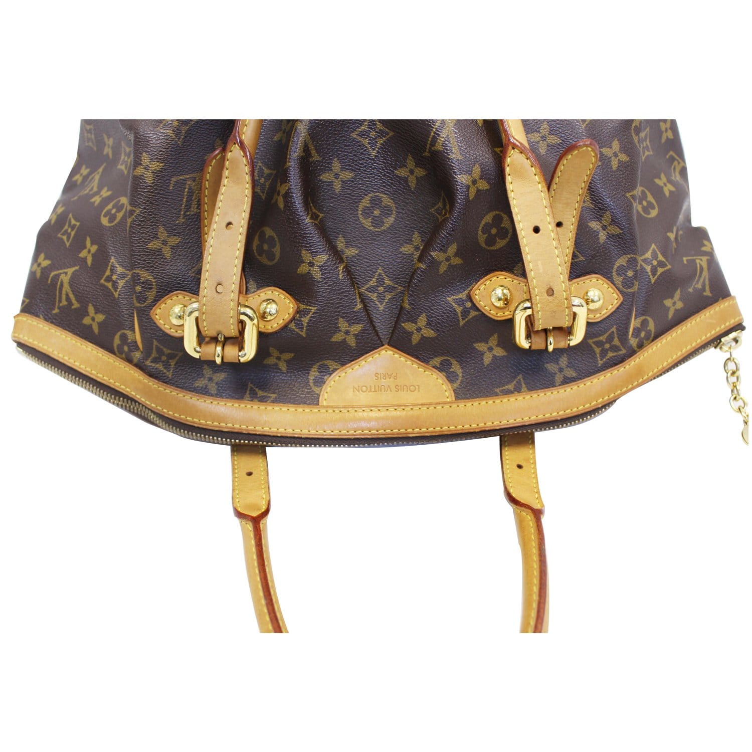 Louis Vuitton Tivoli Handbag Monogram Canvas GM Brown 2399271
