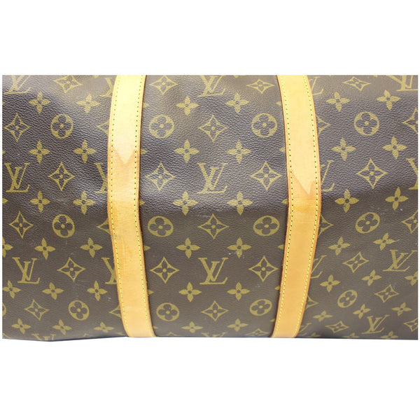 LOUIS VUITTON Keepall Bandouliere 55 Monogram Canvas Travel Bag