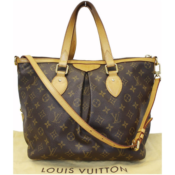 LOUIS VUITTON Palermo PM Monogram Canvas Shoulder Bag Brown-US