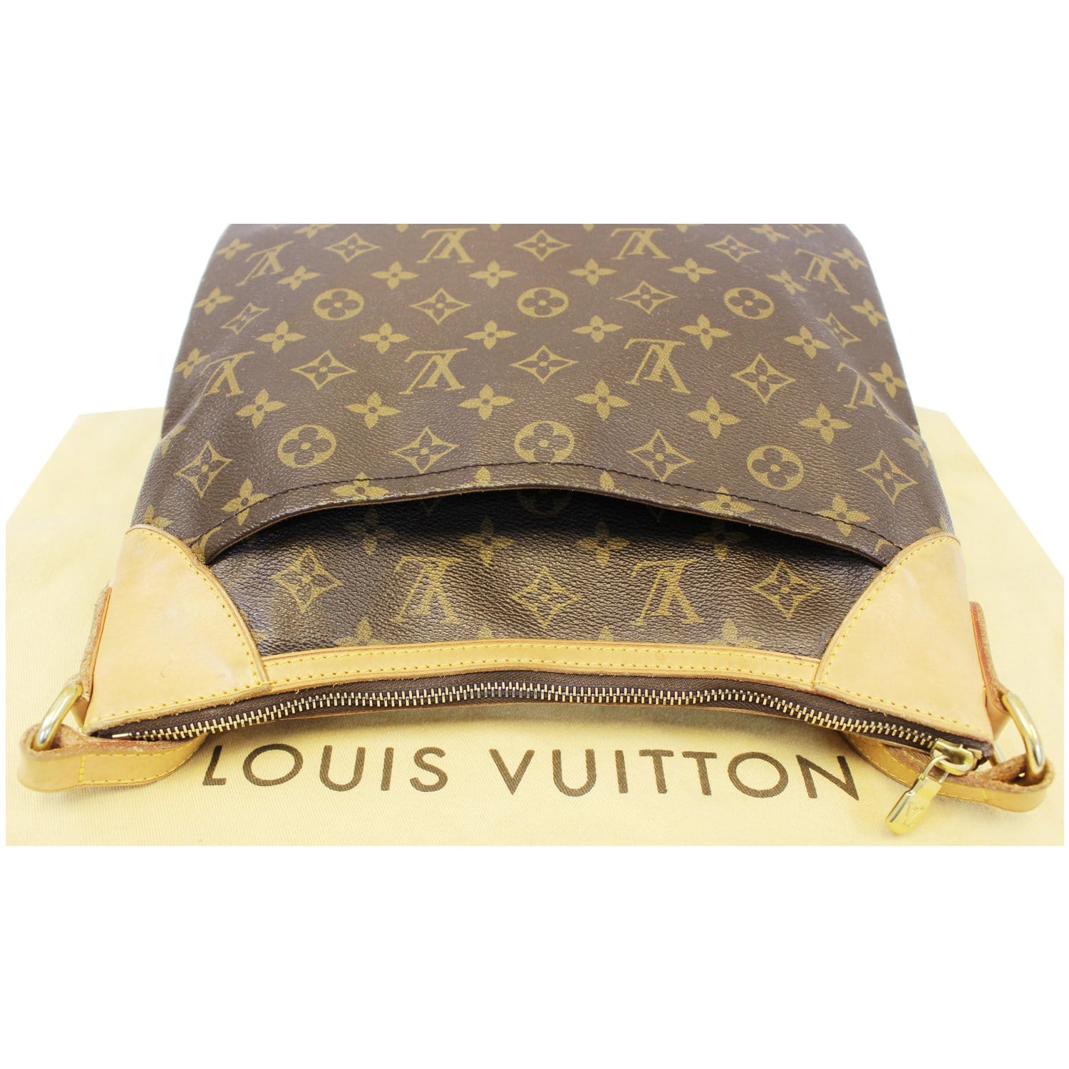 Louis Vuitton Odeon Handbag Monogram Canvas MM Brown 2159431