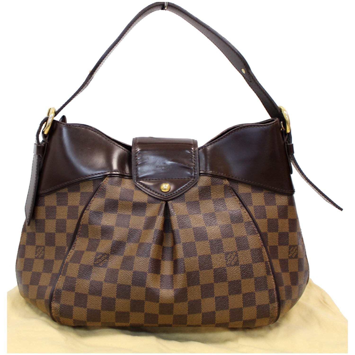 Louis Vuitton Sistina Handbag Damier MM Brown for Sale in