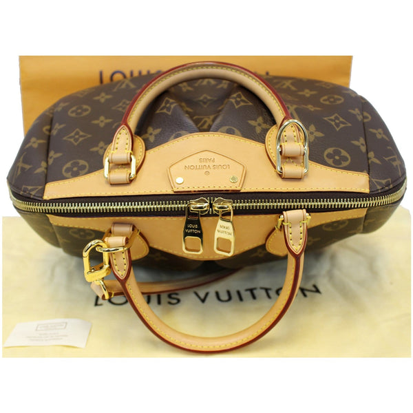 LOUIS VUITTON Segur Monogram Canvas Shoulder Handbag Brown-US