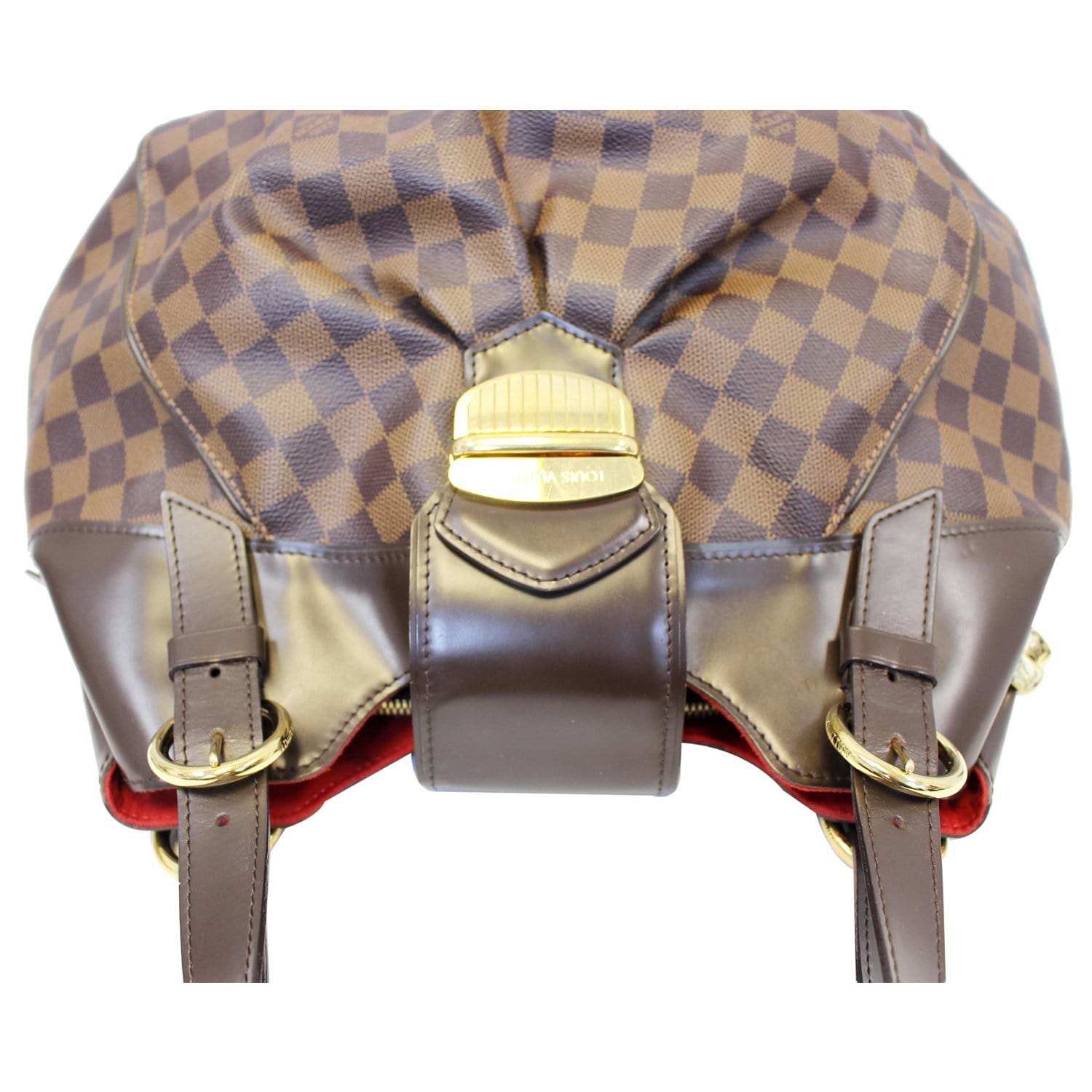 Authentic Louis Vuitton Damier Sistina GM Shoulder hand Bag CA2151