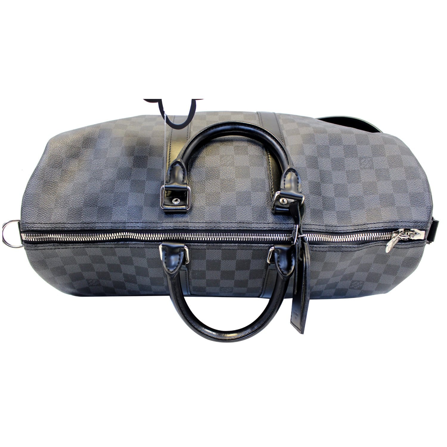 Louis Vuitton Keepall 45 Bandouliere Damier Graphite Duffel Bag on