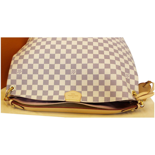 LOUIS VUITTON Graceful MM Damier Azur Shoulder Bag-US