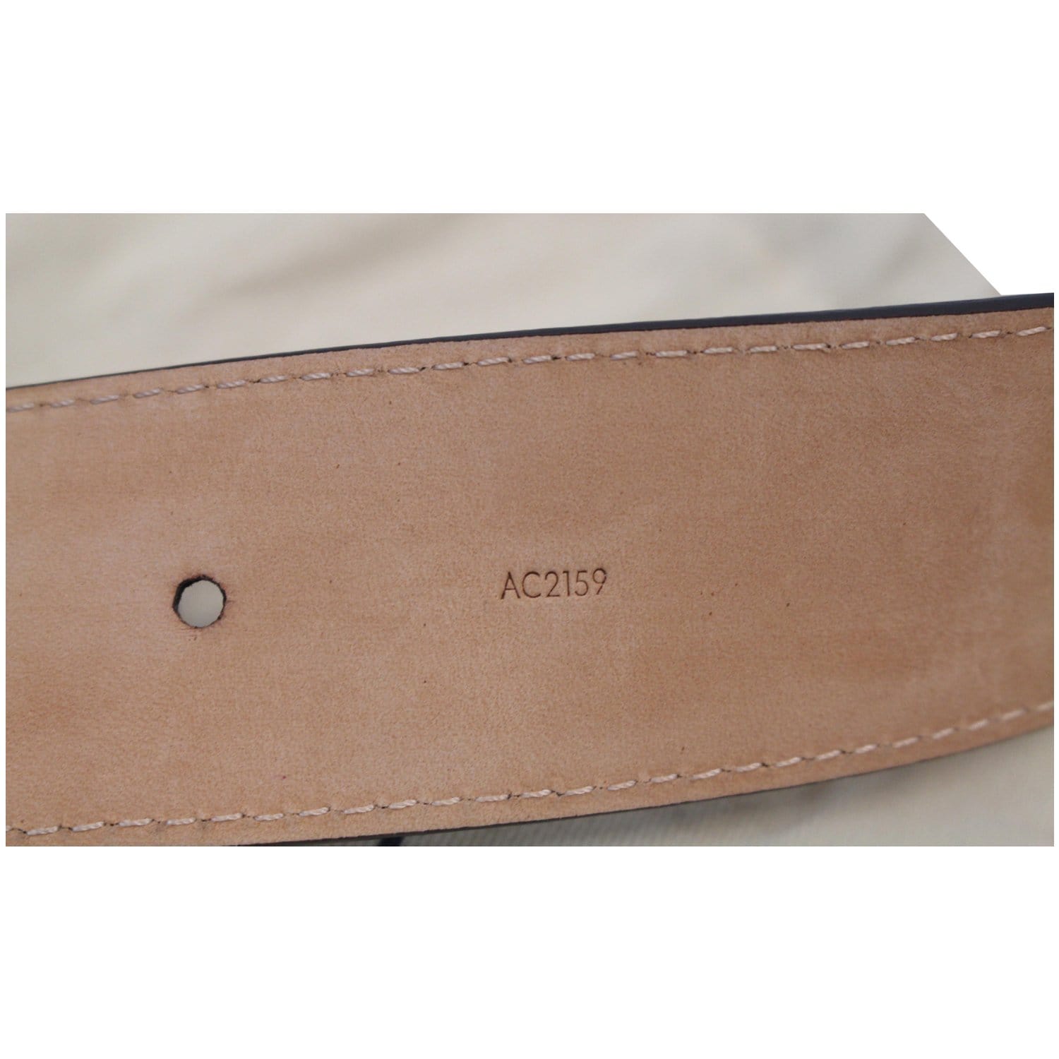 Initiales leather belt Louis Vuitton Brown size 100 cm in Leather - 32761043