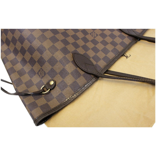 LOUIS VUITTON Neverfull MM Damier Ebene Tote Shoulder Bag-US