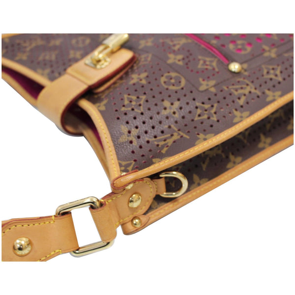 LOUIS VUITTON Perforated Musette Monogram Canvas Crossbody Bag Brown