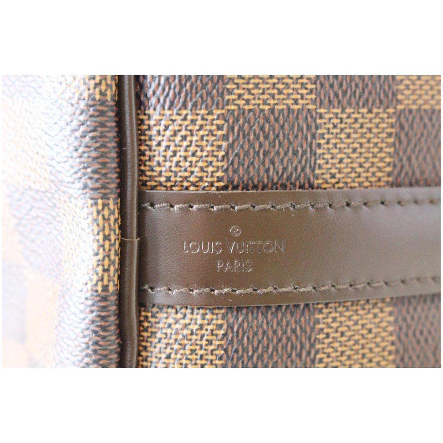 Louis Vuitton Damier Ebene Canvas Speedy Bandouliere 30 Bag Louis Vuitton