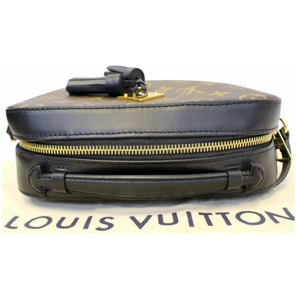 LOUIS VUITTON Saintonge Monogram Canvas Shoulder Bag Noir Black-US