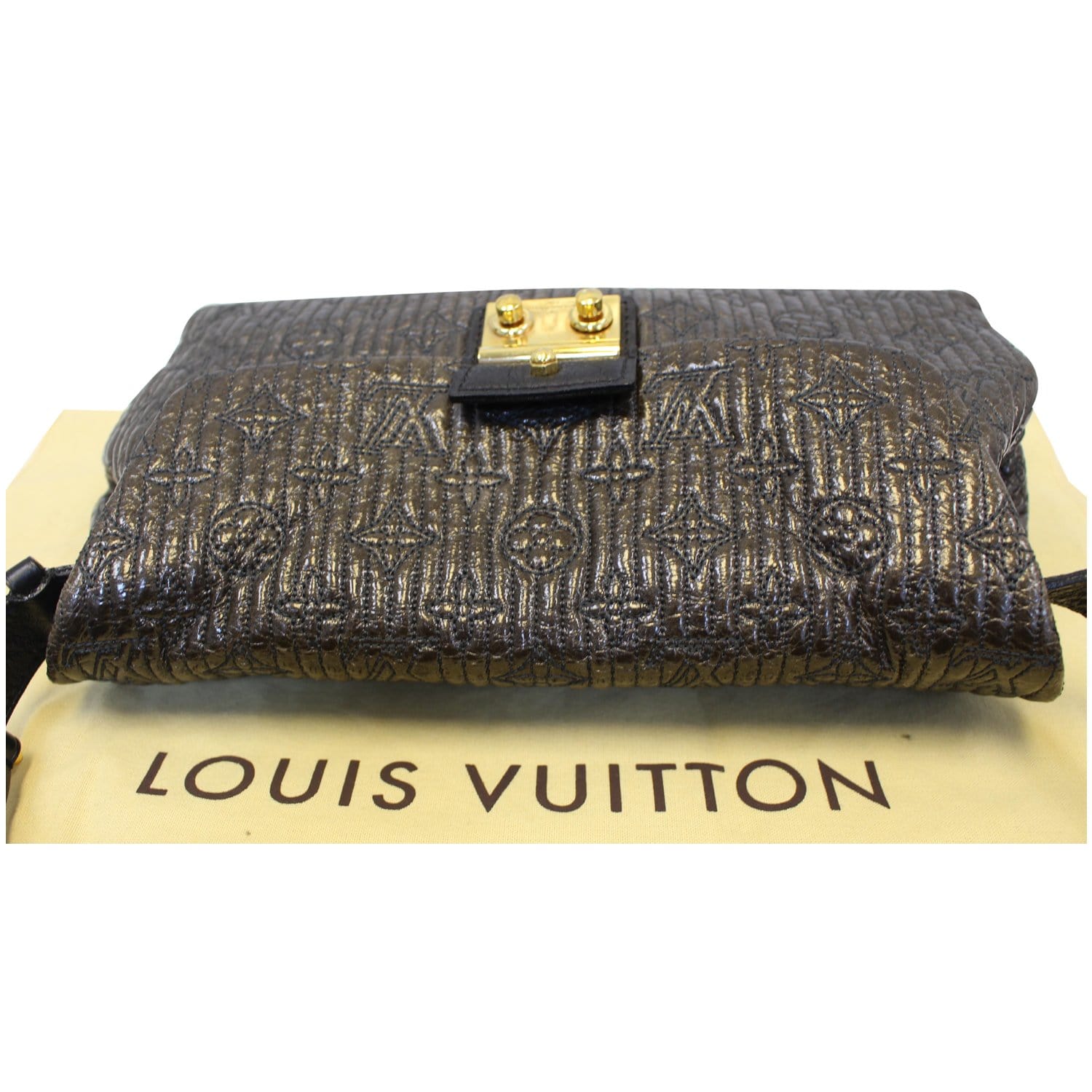 Louis Vuitton Black Quilted Monogram Motard Altaïr Clutch - Shop LV