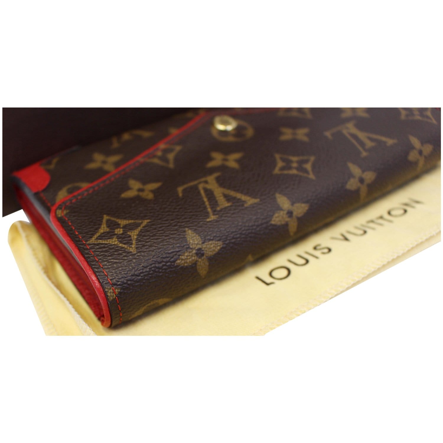Sarah leather wallet Louis Vuitton Brown in Leather - 36943635