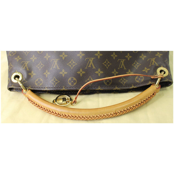 LOUIS VUITTON Artsy MM Monogram Canvas Shoulder Bag Brown