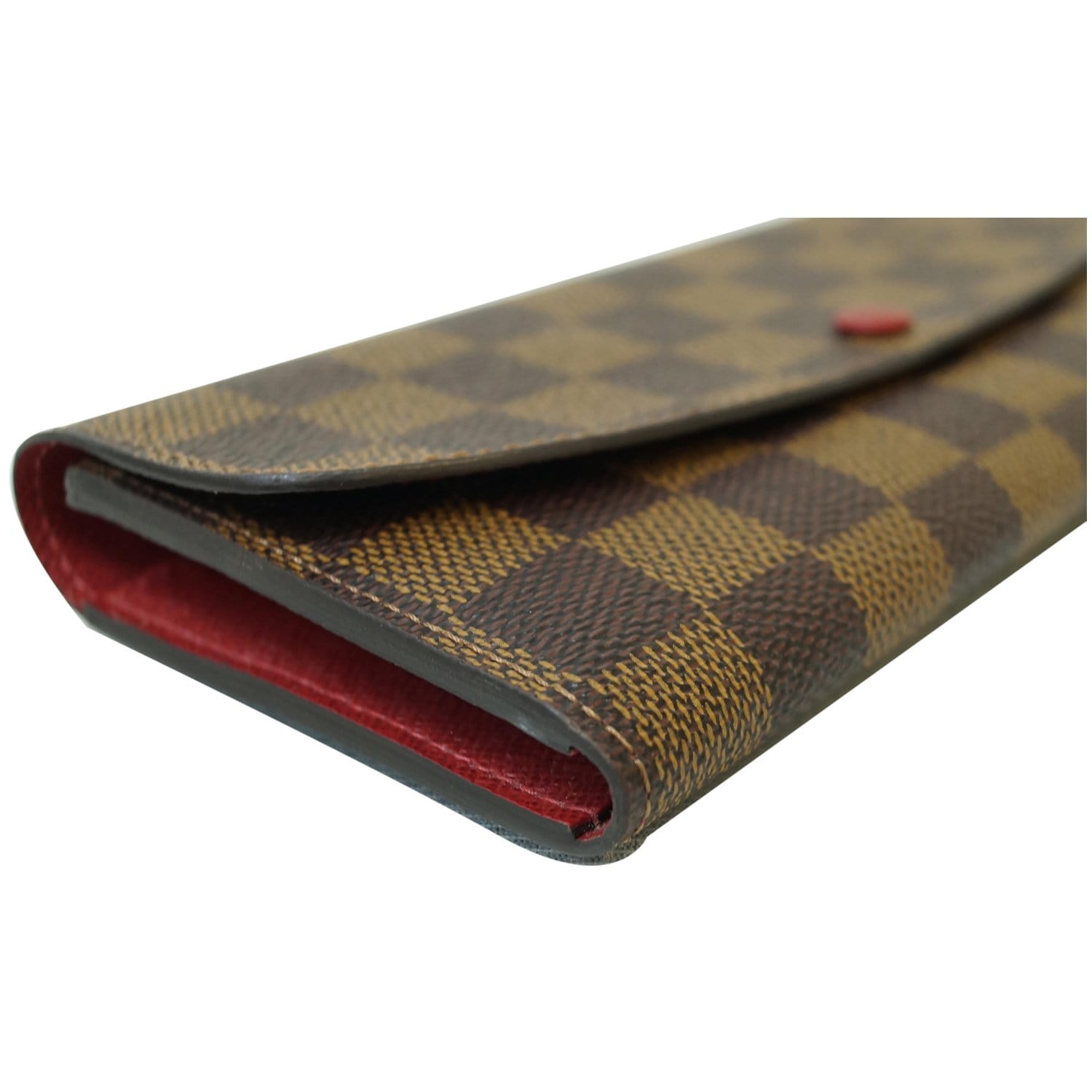 Emilie cloth wallet Louis Vuitton Brown in Cloth - 31080780