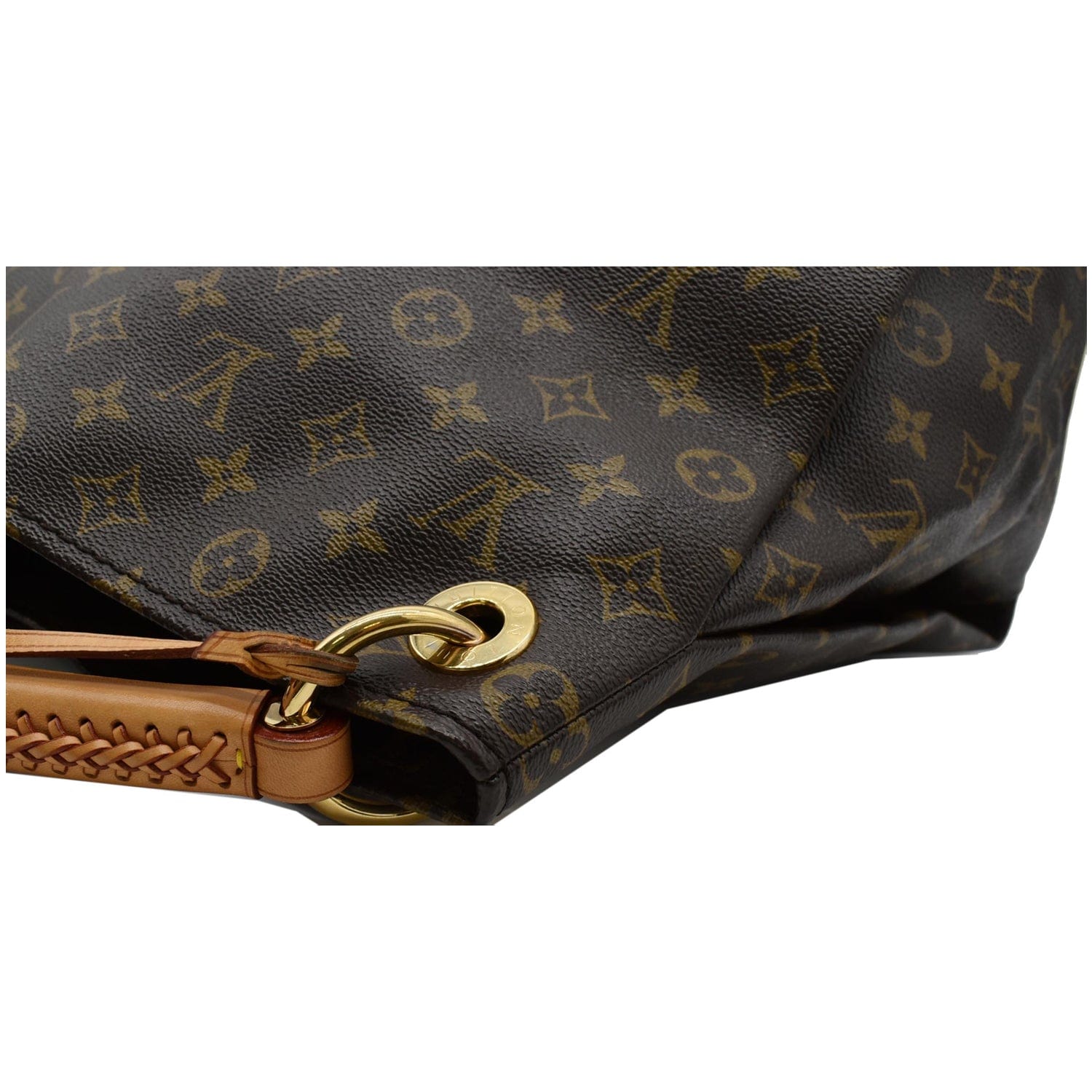 Louis Vuitton Artsy Mm Brown Monogram Canvas Hobo Bag - MyDesignerly