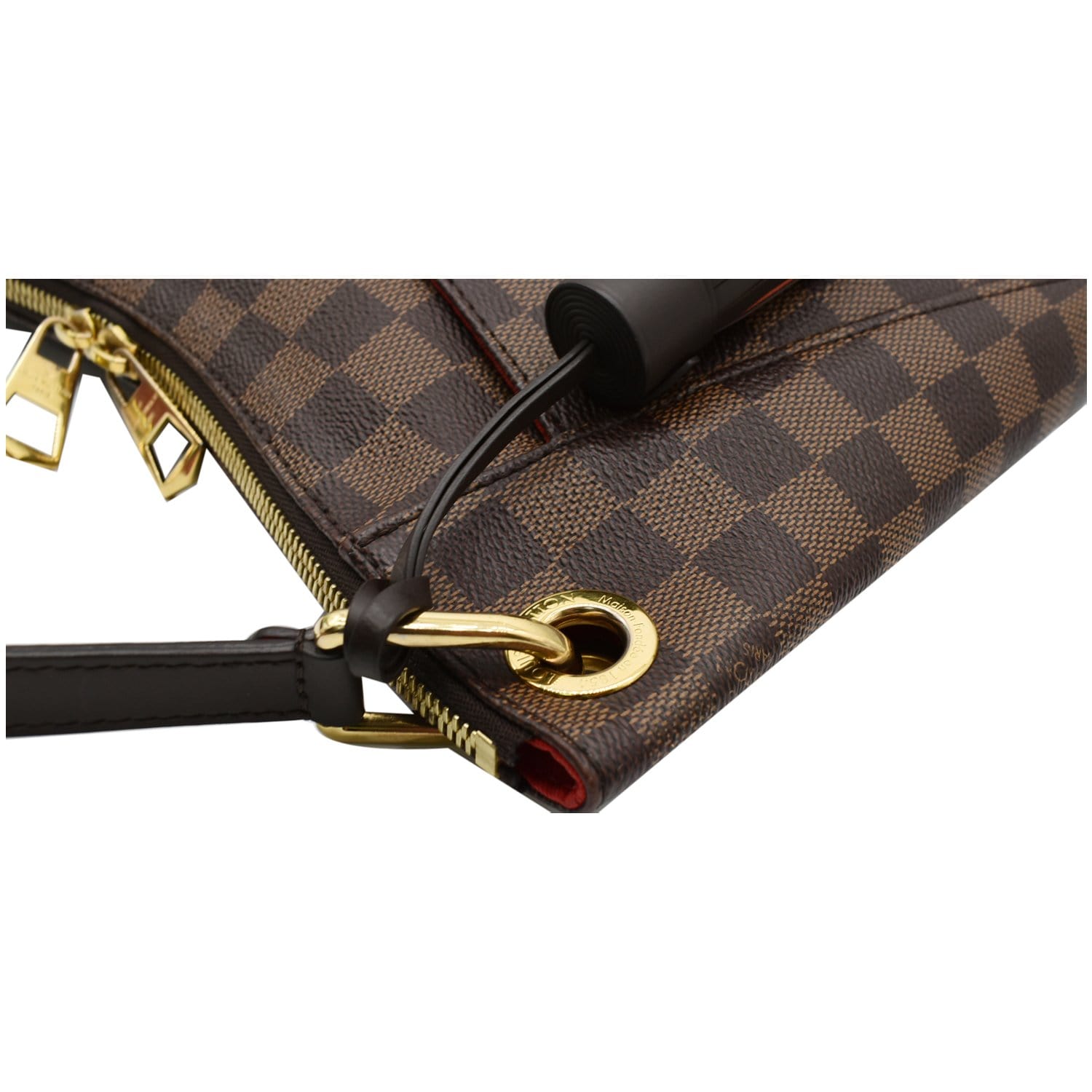 South bank leather handbag Louis Vuitton Brown in Leather - 30553060