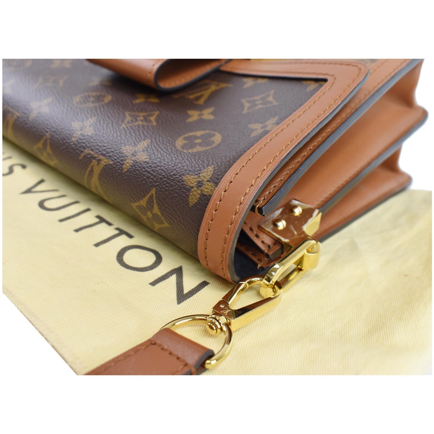 Louis Vuitton Ebene Reverse Monogram Dauphine Shoulder Bag