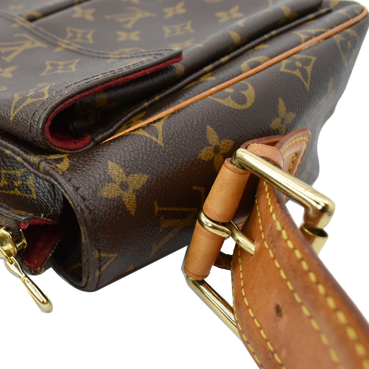 Louis Vuitton Vintage - Monogram Cite GM Bag - Brown - Monogram Canvas and  Vachetta Leather Handbag - Luxury High Quality - Avvenice