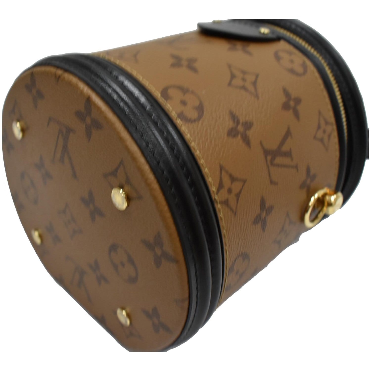 Cannes cloth handbag Louis Vuitton Brown in Cloth - 26164289