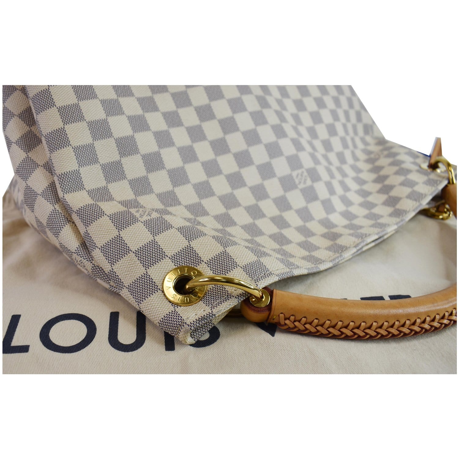 Louis Vuitton Artsy MM Bag Damier Azur Canvas – EliteLaza