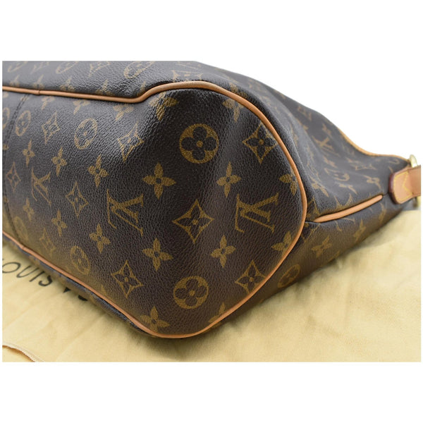 LOUIS VUITTON Delightful MM Monogram Canvas Hobo Bag Brown