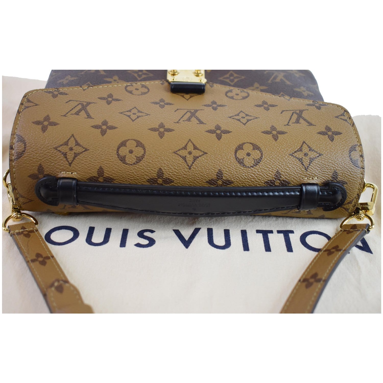 Louis Vuitton Pochette Metis Reverse Monogram Canvas Brown