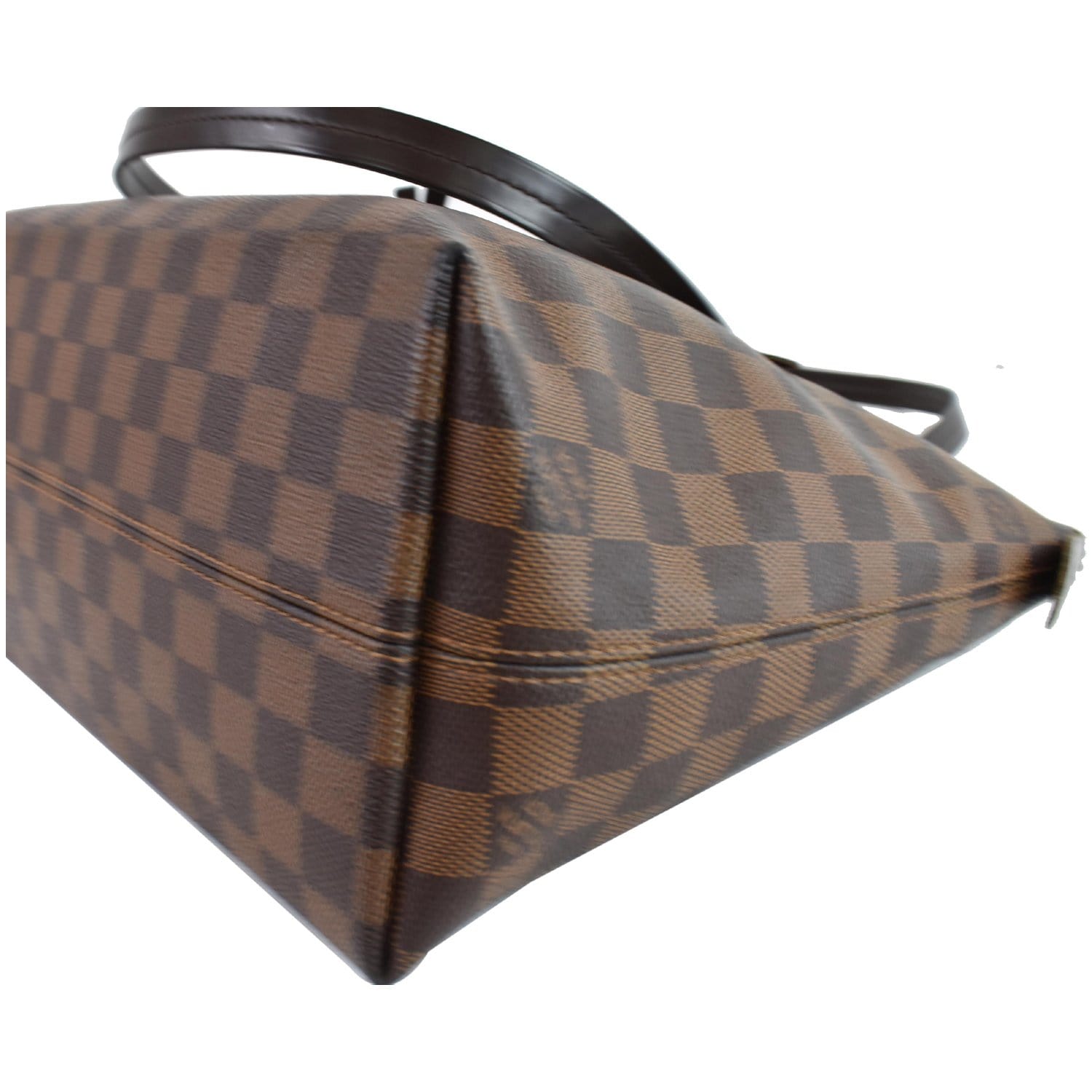 Eva linen handbag Louis Vuitton Brown in Linen - 32767125