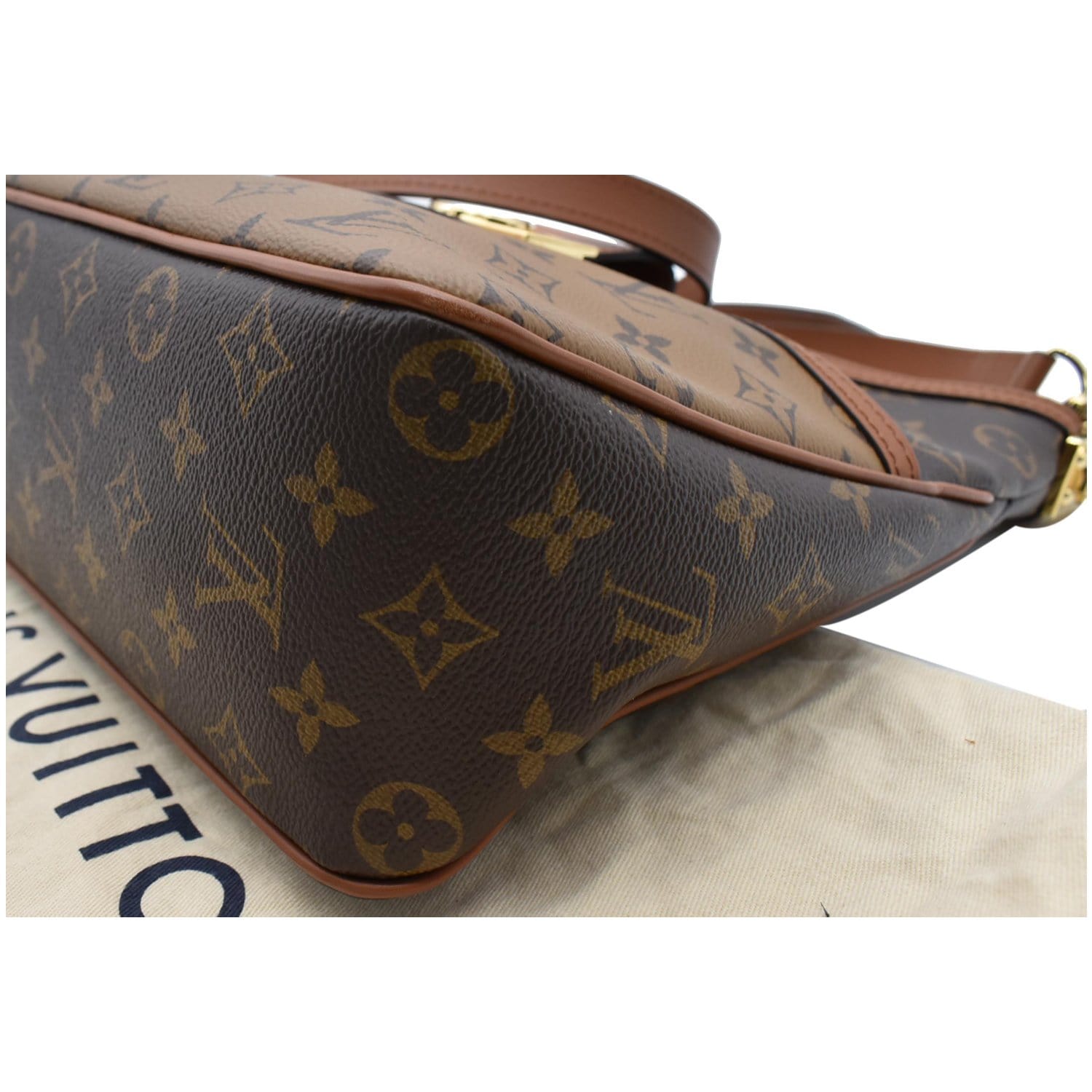Louis Vuitton Monogram Reverse Dauphine Hobo PM w/ Strap - Brown Hobos,  Handbags - LOU805265