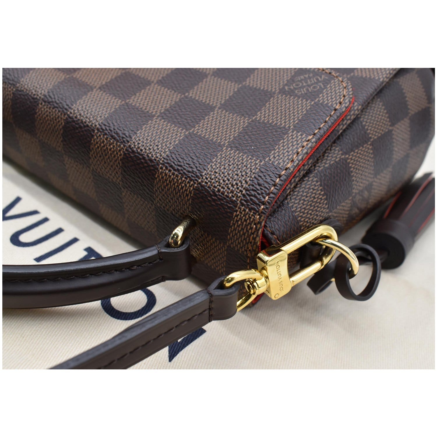 Croisette crossbody bag Louis Vuitton Brown in Cotton - 33709400