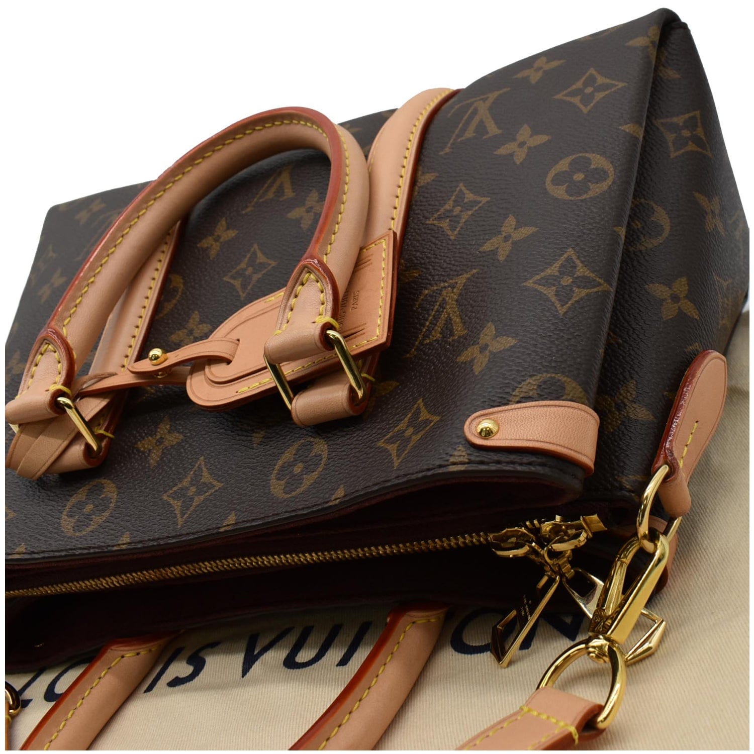 Louis Vuitton, Bags, Louis Vuitton Soufflot Nv Bb 2way Shoulder Bag M44  Monogram Canvas Brown