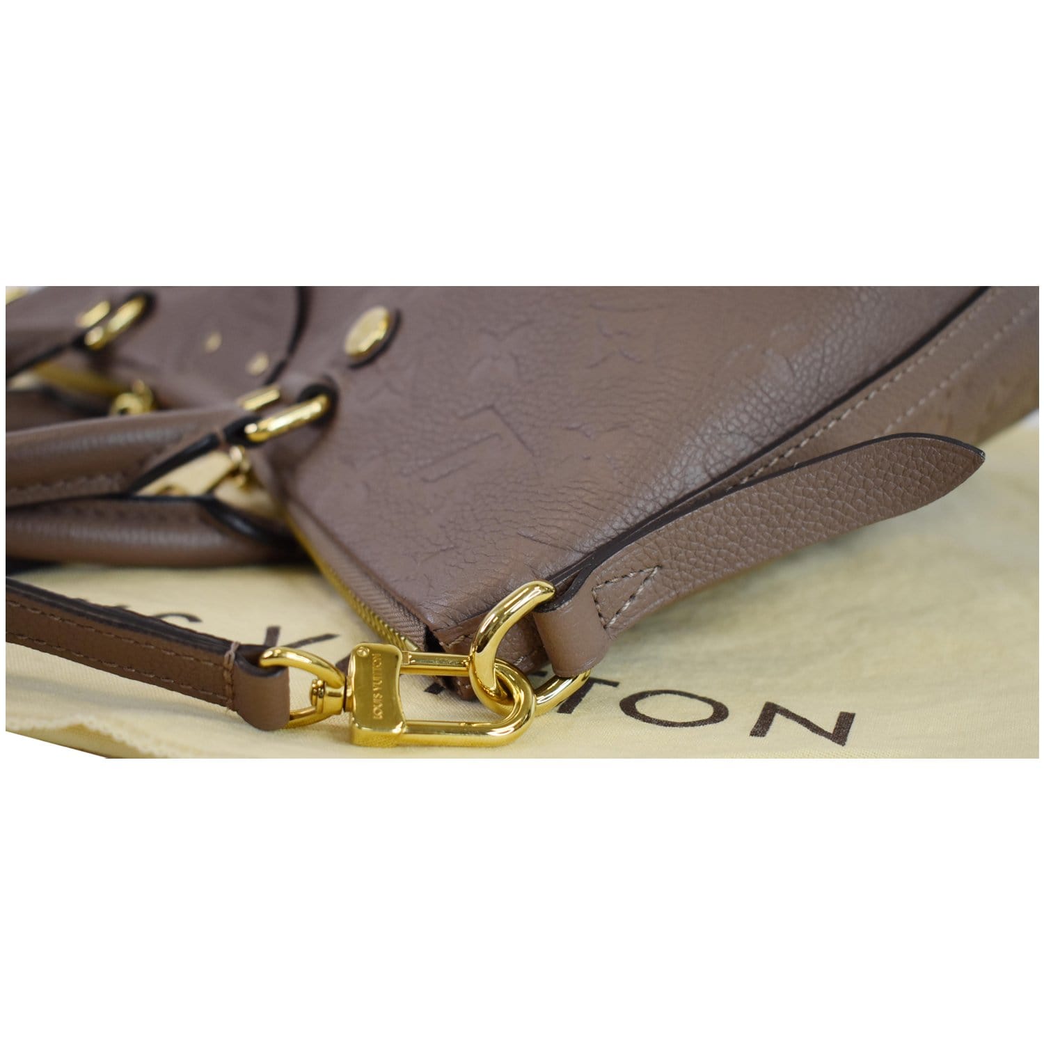 Louis Vuitton Mazarine PM Empreinte leather taupe/Brown ref.914758