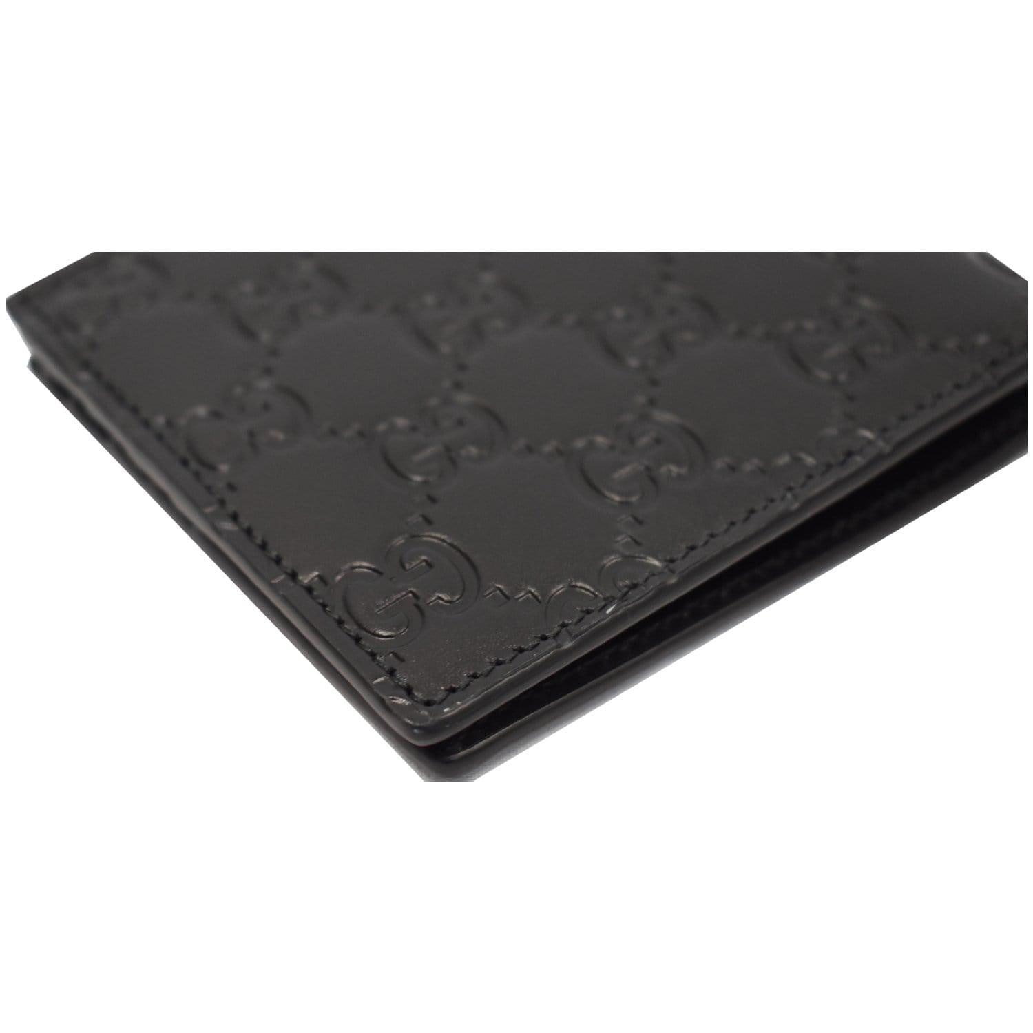 Gucci GG Canvas Bi-fold Wallet in Black –