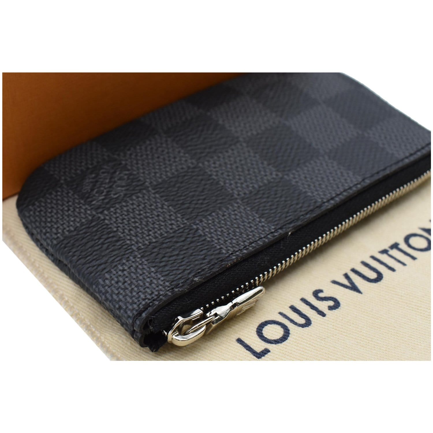 Louis Vuitton Pochette Cle Damier Graphite Key Pouch, Luxury, Accessories  on Carousell