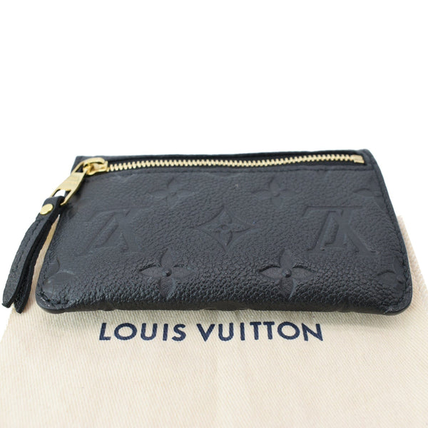 Louis Vuitton Key Pouch Empreinte Leather Wallet Noir