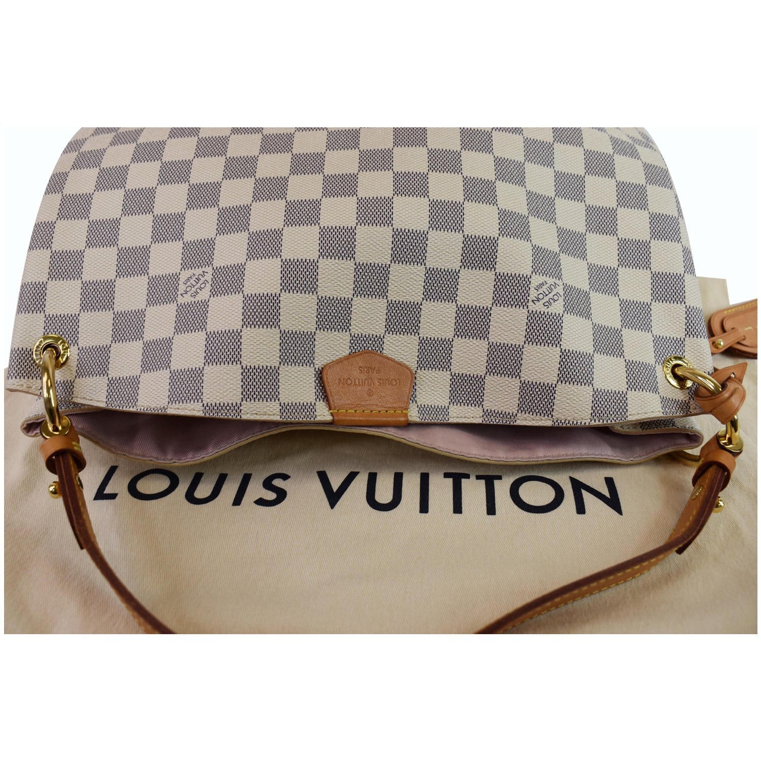 Louis Vuitton Graceful MM Damier Azur - LVLENKA Luxury Consignment
