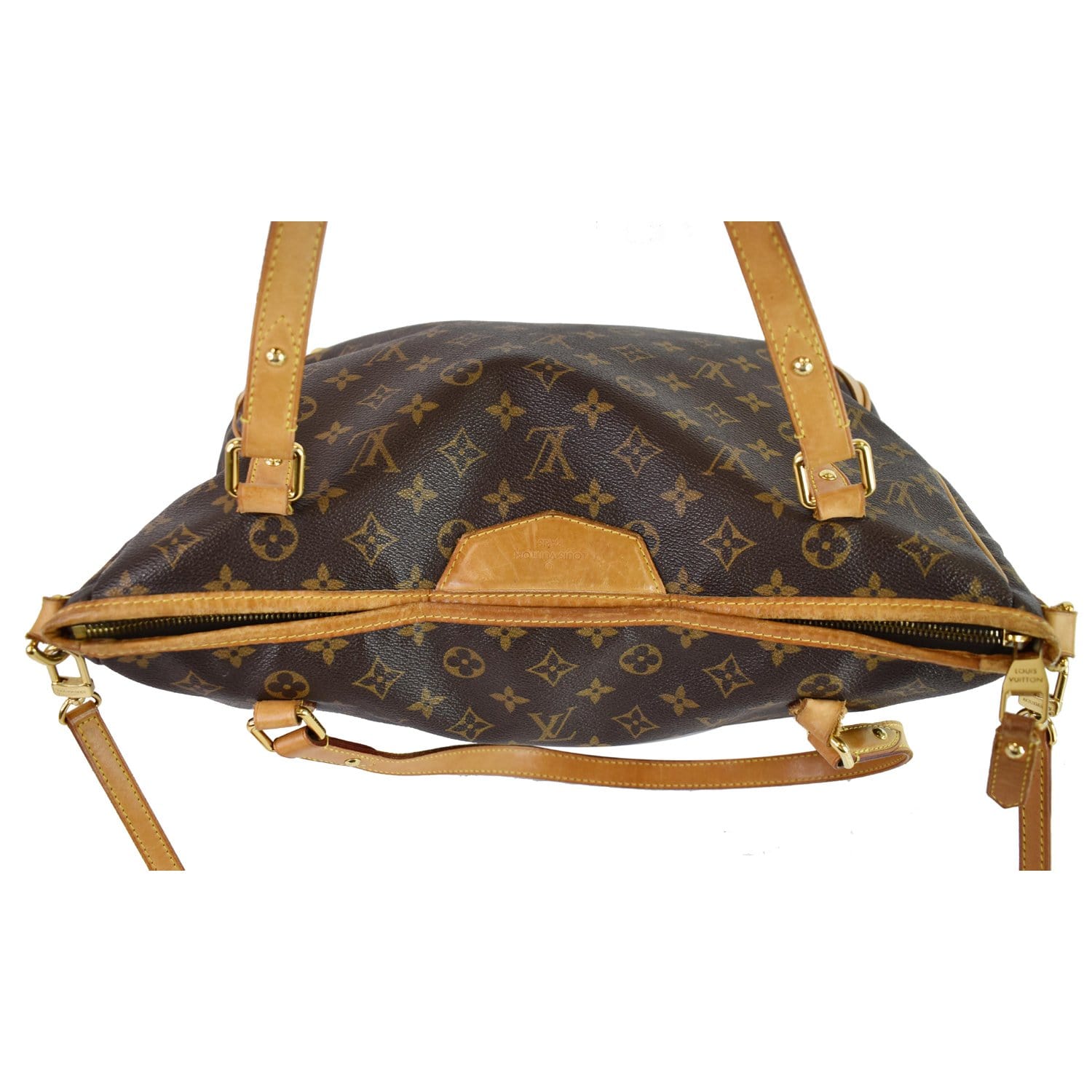 Louis Vuitton Voltaire Handbag Monogram Canvas Brown